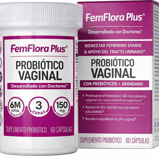 FemFlora Plus® - Probióticos para el Equilibrio Íntimo Femenino